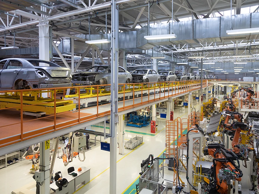 Driving Efficiency: The Role of Smart Industrial Lighting in Automobile Manufacturing & Assembly Lines